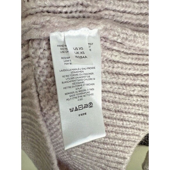 Anthropologie Pilcro Sweater Womens Size XS Boho Open Shoulder Cable Knit Tunic - Picture 5 of 9